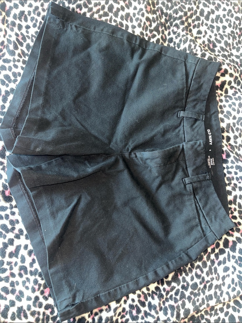 Old Navy Black Women's Bermuda Shorts - Classic Tailored Look